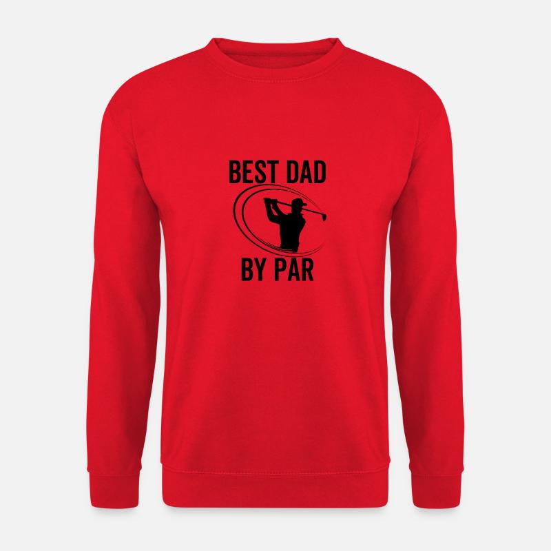 Best Dad By Par - Unisex Pullover - Rot