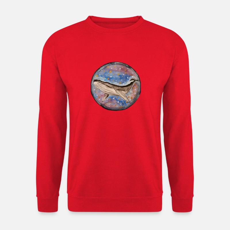 wale / whale - Unisex Pullover - Rot