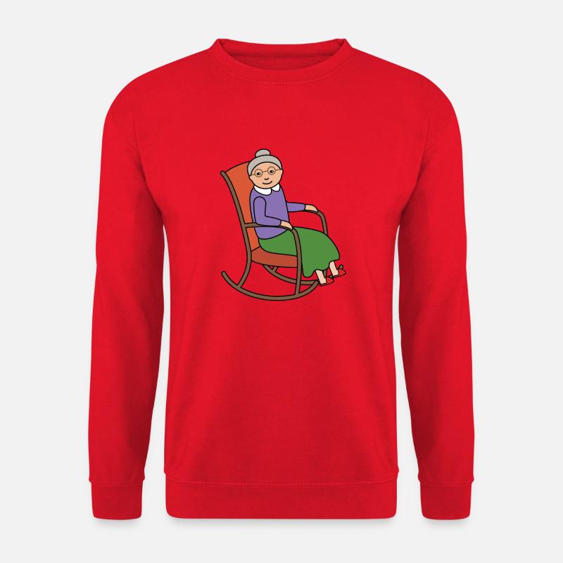 Oma Großmutter - Unisex Pullover - Rot