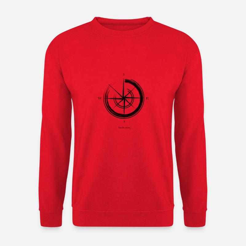 Kompas - Unisex Pullover - Rot
