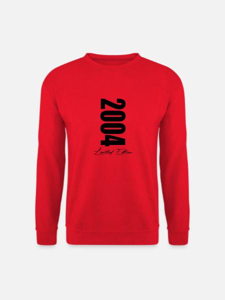 18. Geburtstag Limited Edition 2004 - Unisex Pullover - Rot