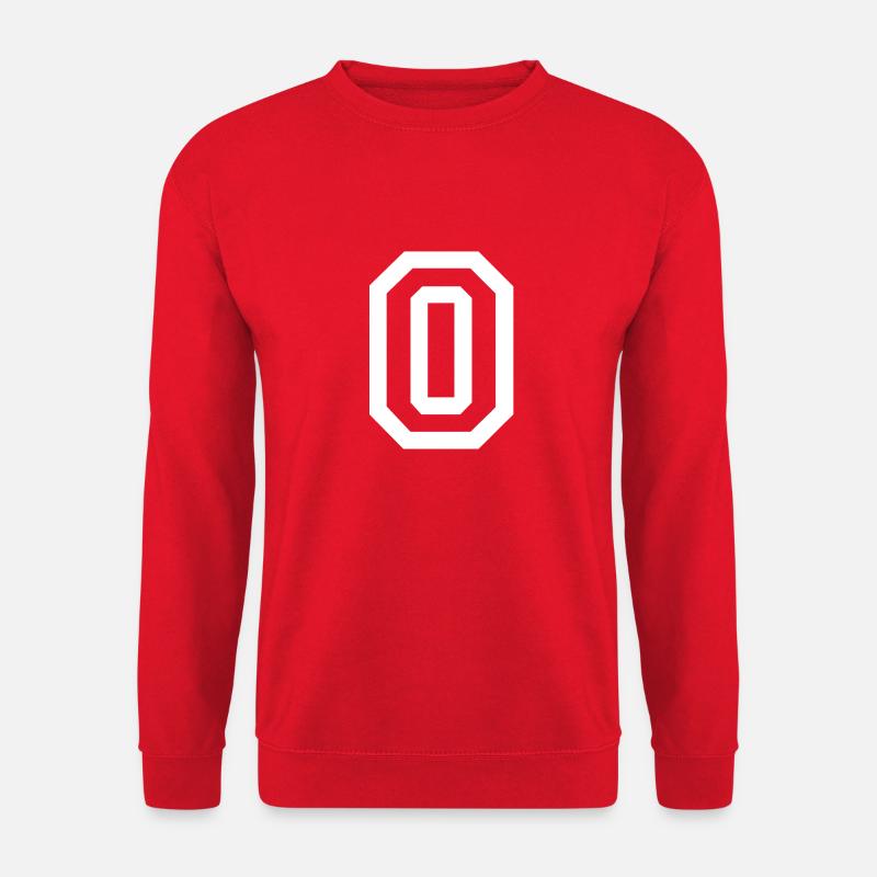 Buchstabe O - Unisex Pullover - Rot