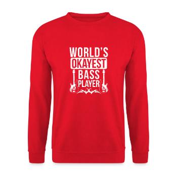 Bassist - Sweat-shirt Unisexe - rouge - Devant - Alina (178cm) & Michal (187cm)