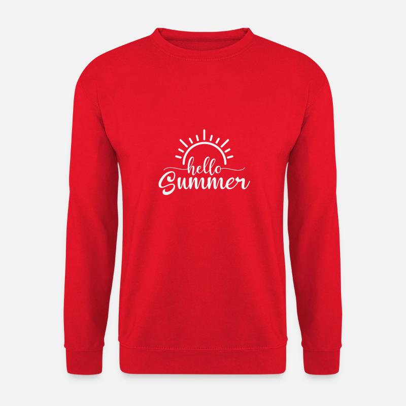 Hello Summer - Unisex Sweatshirt - red