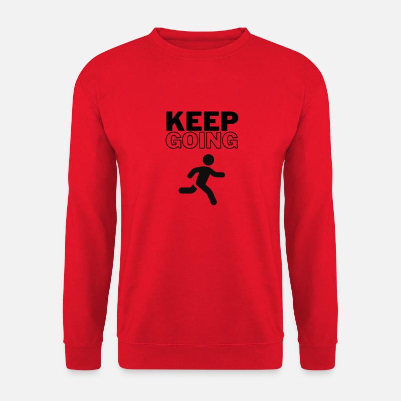 Keep Going - Unisex Pullover - Rot