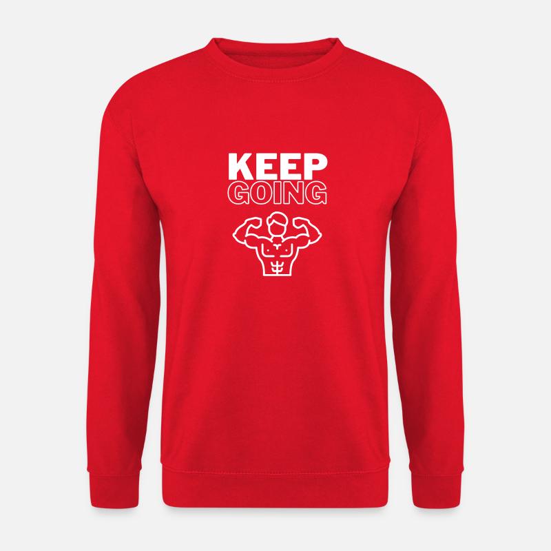 Keep Going - Unisex Pullover - Rot