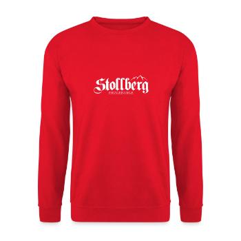 Stollberg Erzgebirge - Unisex Pullover - Rot - Vorne - Alina (178cm) & Michal (187cm)