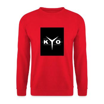Fan_de_Ky.o - Unisex Sweatshirt - red - Front - Alina (178cm) & Michal (187cm)