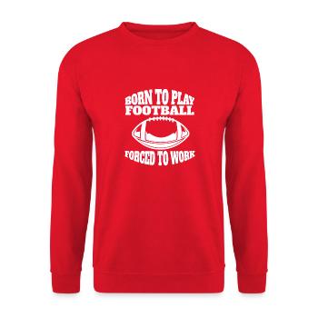 Fan de football américain - Sweat-shirt Unisexe - rouge - Devant - Alina (178cm) & Michal (187cm)