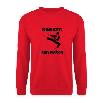 Kampfsport Hapkido Kampfkunst Karate Judo Aikido - Unisex Pullover - Rot - Vorne - Alina (178cm) & Michal (187cm)