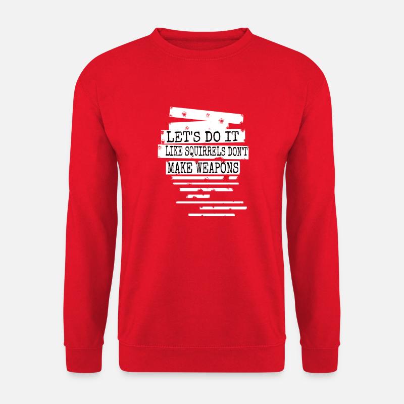 fromage cotondrawstringbag animal idée présente - Sweat-shirt Unisexe - rouge