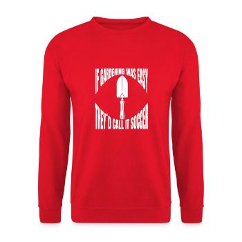 Jardinier Hobby Jardinier Cadeau Verger Jardinier - Sweat-shirt Unisexe - rouge - Devant - Alina (178cm) & Michal (187cm)