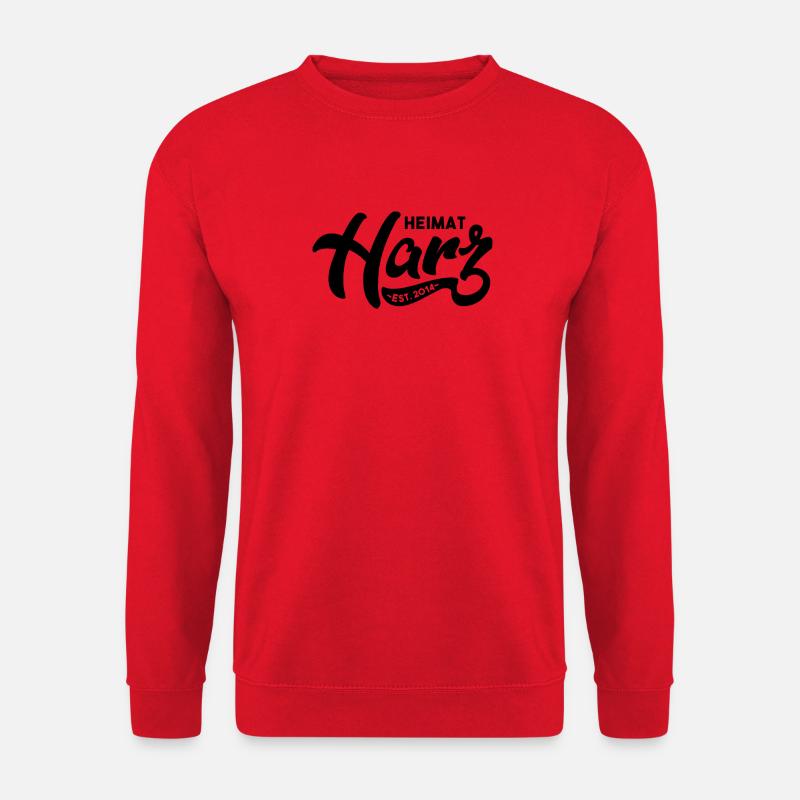 Heimat Harz Logo - Unisex Pullover - Rot