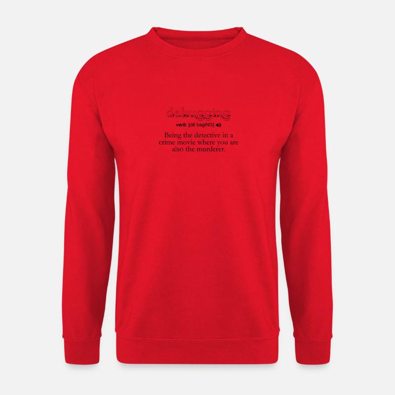 Debugdefinition - Computer Science Programmer - Unisex Pullover - Rot