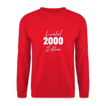 2000 Édition Limitée - Sweat-shirt Unisexe - rouge - Devant - Alina (178cm) & Michal (187cm)