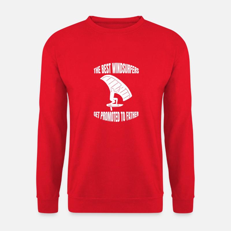 Windsurfing Kitesurfing Windsurfer Kitesurfer - Unisex Pullover - Rot