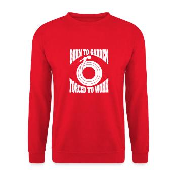 Gardener Hobby Gardener Garden Gift Orchard - Unisex Sweatshirt - red - Front - Alina (178cm) & Michal (187cm)