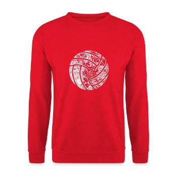 Volleyball Cadeau Volleyball Joueur Volleyball de plage - Sweat-shirt Unisexe - rouge - Devant - Alina (178cm) & Michal (187cm)