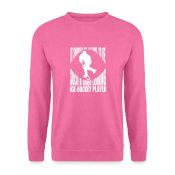 Eishockeyspieler Hockeyfan Eishockeyteam Eishockey - Unisex Pullover - Pink - Vorne