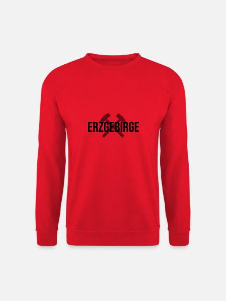Erzgebirge Glück auf - Unisex Pullover - Rot
