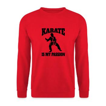 Karate Hapkido Martial Arts Judo Aikido Martial Arts - Unisex Sweatshirt - red - Front - Alina (178cm) & Michal (187cm)