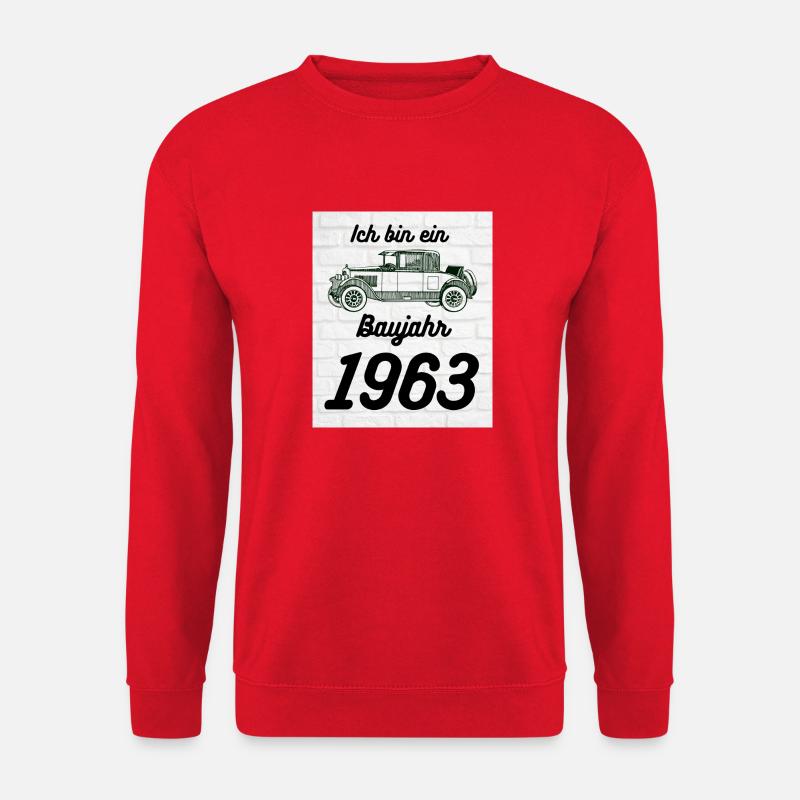 Oldtimer 1963 - Unisex Pullover - Rot