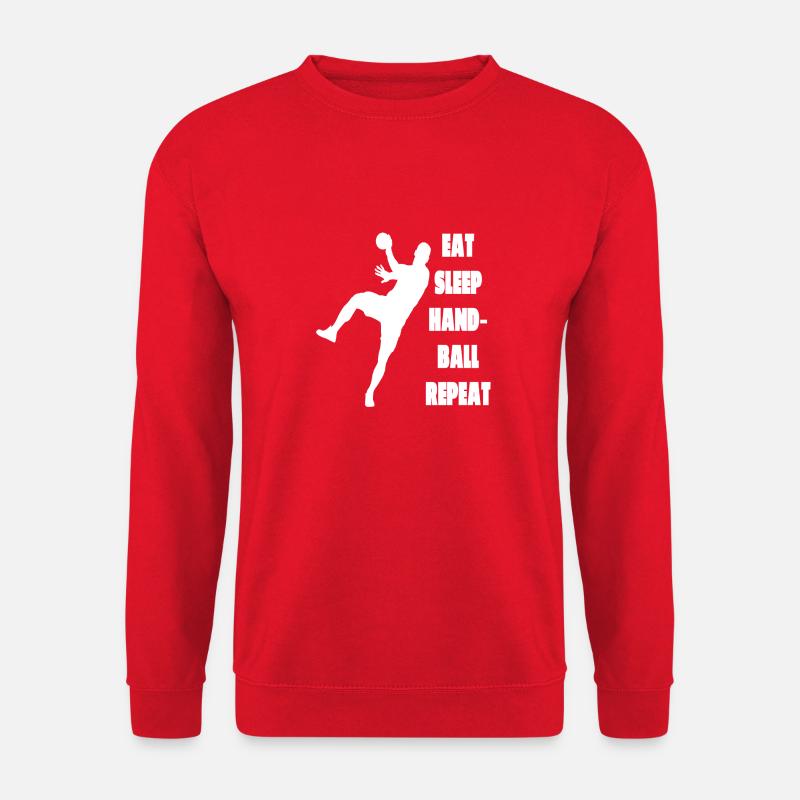 Handballteam Handballspieler Handballfan Handball - Unisex Pullover - Rot