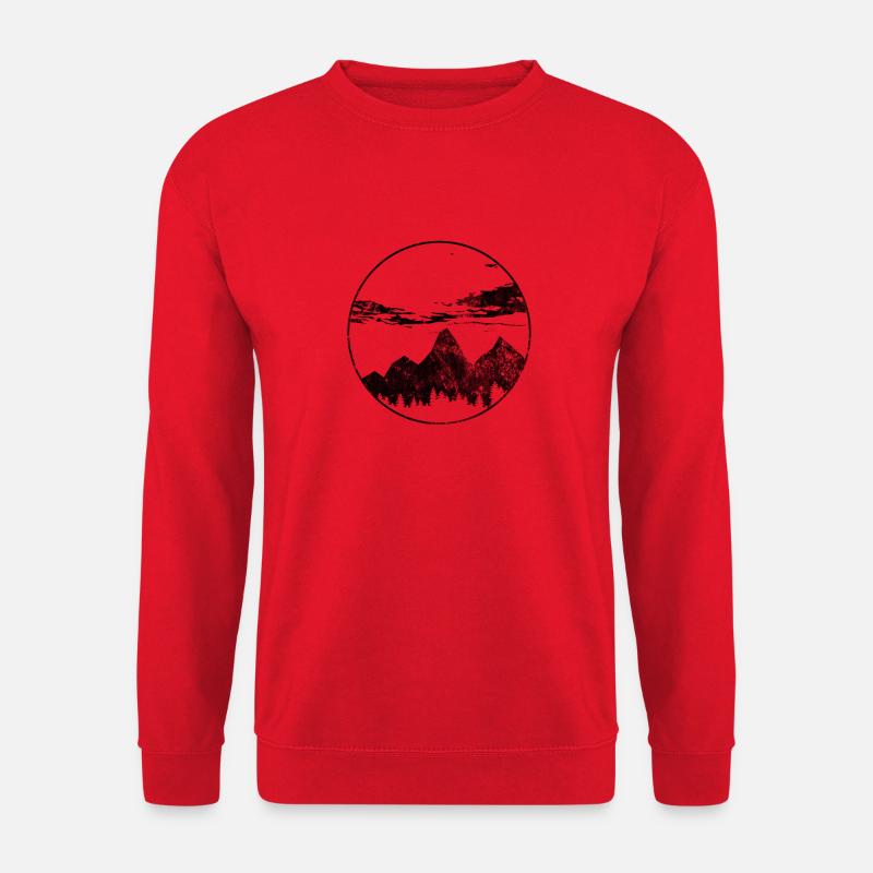 Kreis - Berg - (11) - Unisex Pullover - Rot