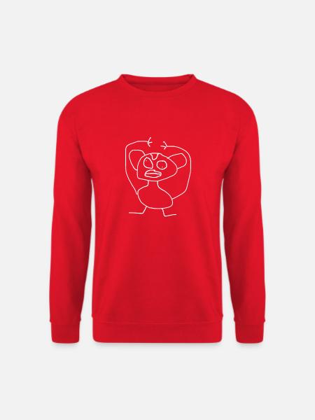 Monkey Animal - Unisex Sweatshirt - red