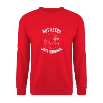 Retro Gamer Core - Nostalgie de l’arcade 8 bits - Sweat-shirt Unisexe - rouge - Devant - Alina (178cm) & Michal (187cm)