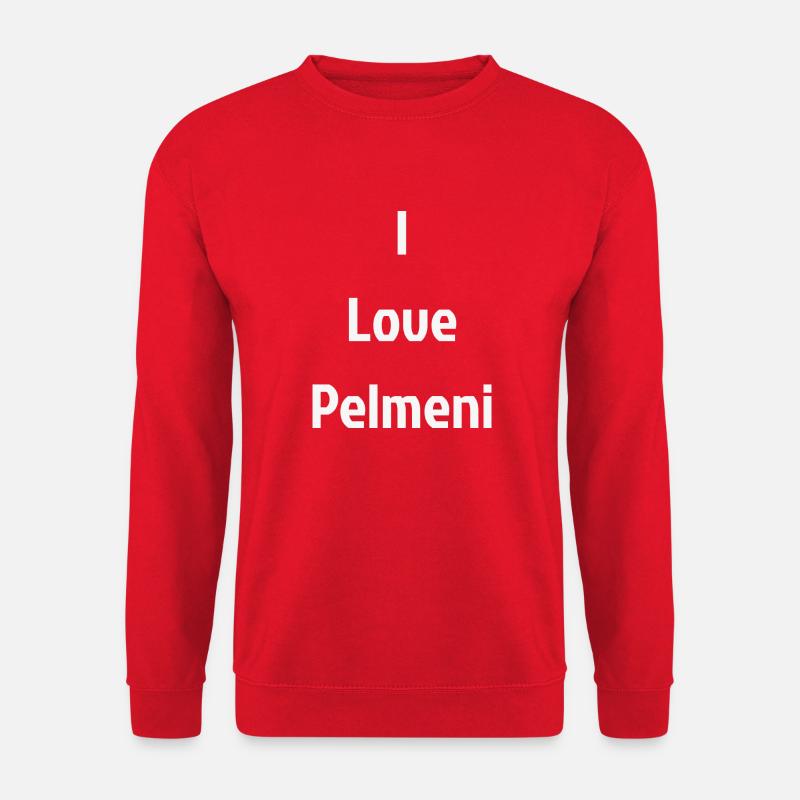 I Love Pelmeni - Unisex Pullover - Rot