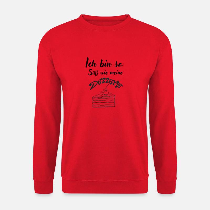 Süß wie Desserts - Unisex Pullover - Rot