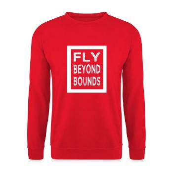 bold decision entrepreneur spirit success - Unisex Pullover - Rot - Vorne - Alina (178cm) & Michal (187cm)