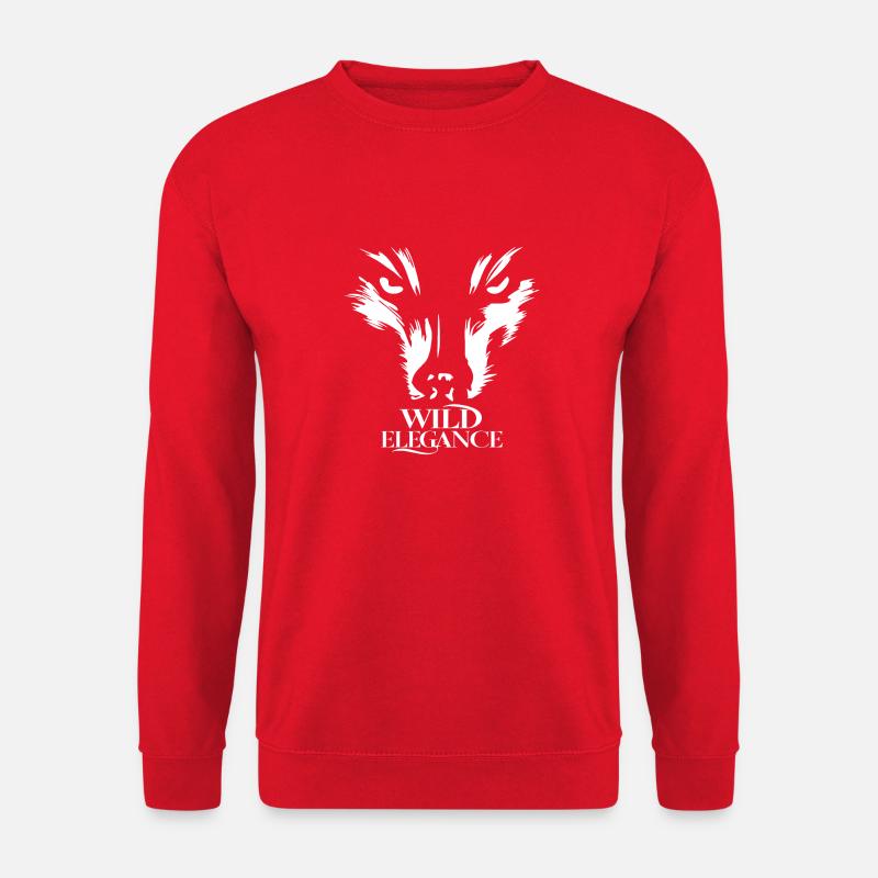 WILDE ELEGANZ - Unisex Pullover - Rot