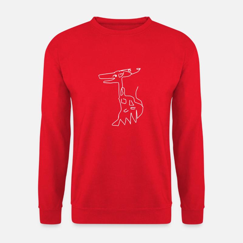 Giraffe - Unisex Sweatshirt - red