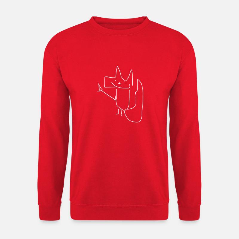 Squirrel Chipmunk - Unisex Sweatshirt - red