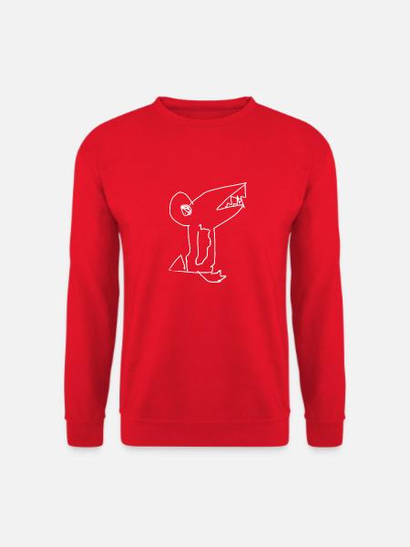 Bird Animal Funny - Unisex Sweatshirt - red
