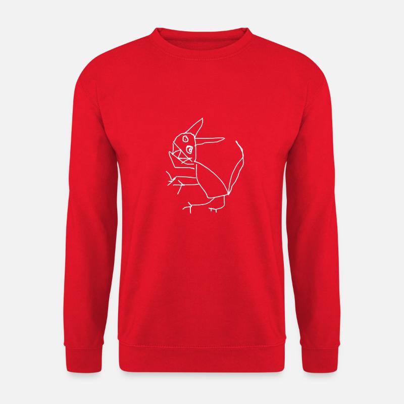 Katze - Unisex Pullover - Rot