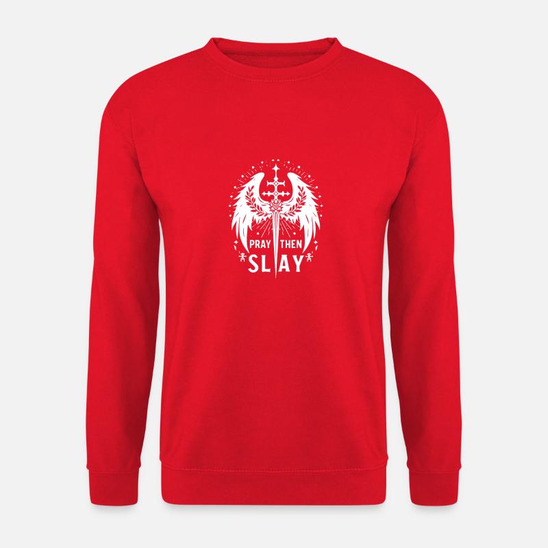 Bete dann Töte - Unisex Pullover - Rot