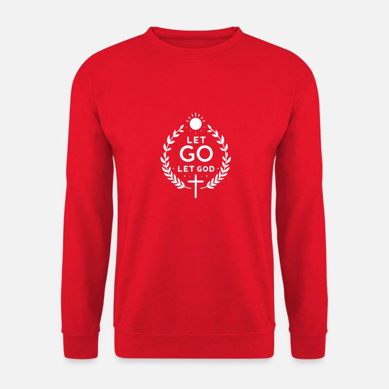 Let Go Let God - Unisex Sweatshirt - red
