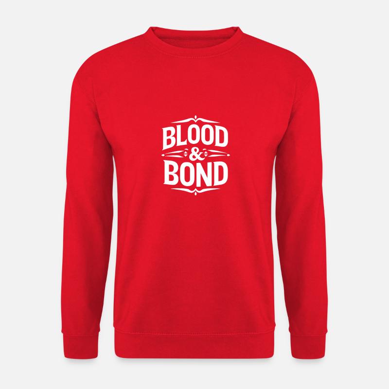 Blut und Bindung - Unisex Pullover - Rot