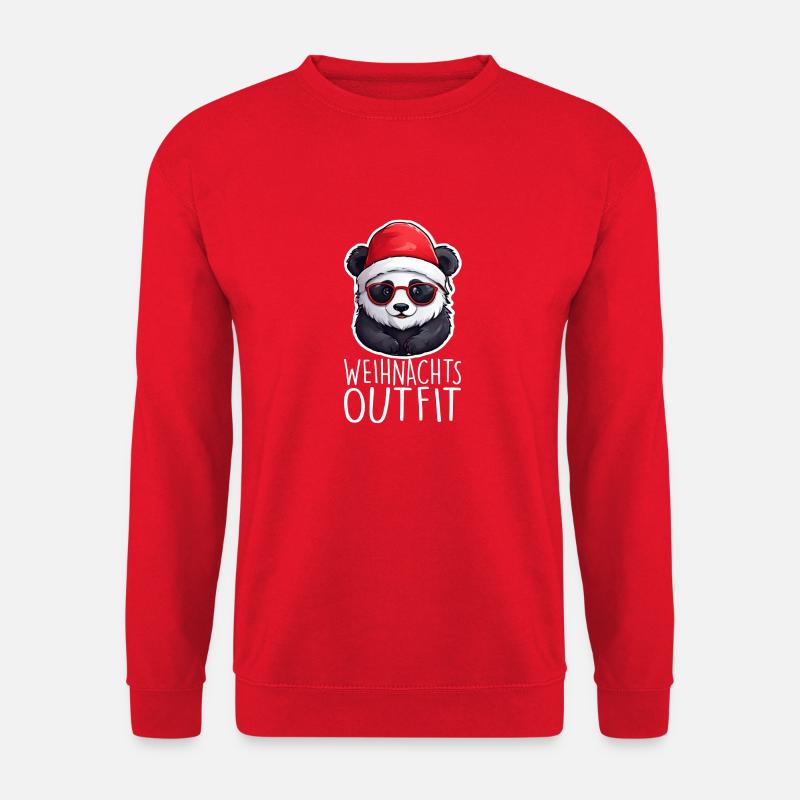 Panda - Unisex Sweatshirt - red