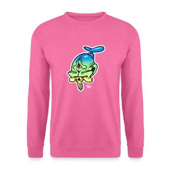 Coloured skull with third eye - Unisex Sweatshirt - pink - Front