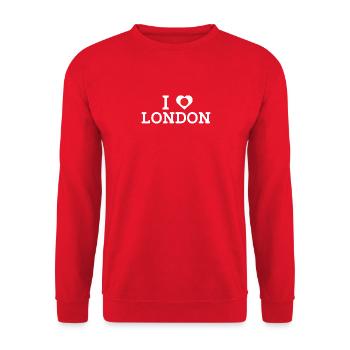Ich liebe London Japan Flagge Cool Paris Frankreich Liebhaber - Unisex Pullover - Rot - Vorne - Alina (178cm) & Michal (187cm)
