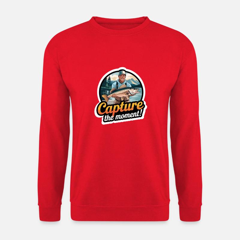 FISH THEY CAUGHT - Unisex Sweatshirt - red
