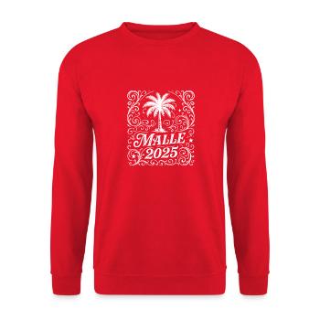 Malle 2025 Palme Mallorca - Unisex Pullover - Rot - Vorne - Alina (178cm) & Michal (187cm)