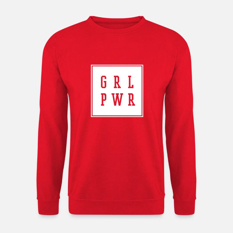GRL PWR - Unisex Pullover - Rot