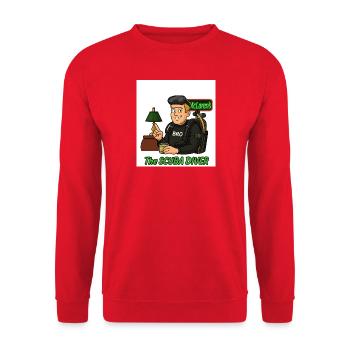 Der Sporttaucher – HIMYM Parodie Design - Unisex Pullover - Rot - Vorne - Alina (178cm) & Michal (187cm)