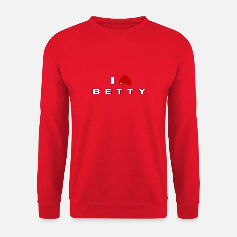 I hate Betty - Unisex Sweatshirt - red