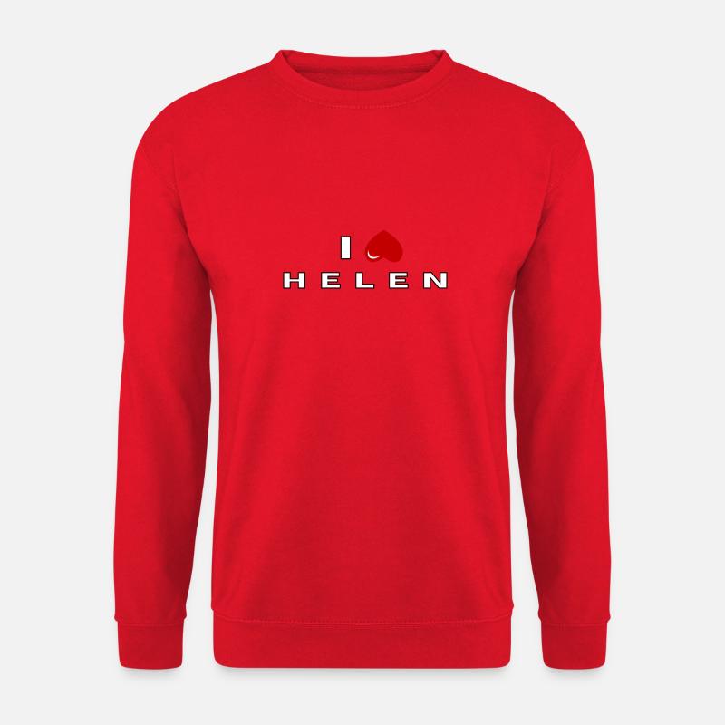 Ich hasse Helen - Unisex Pullover - Rot